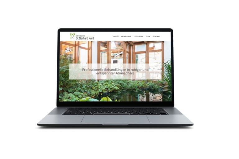 Zahnarztpraxis Kohl Website