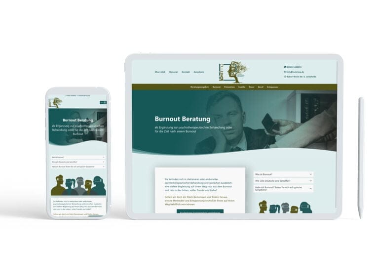 Ansicht auf mobilen Endgeräten