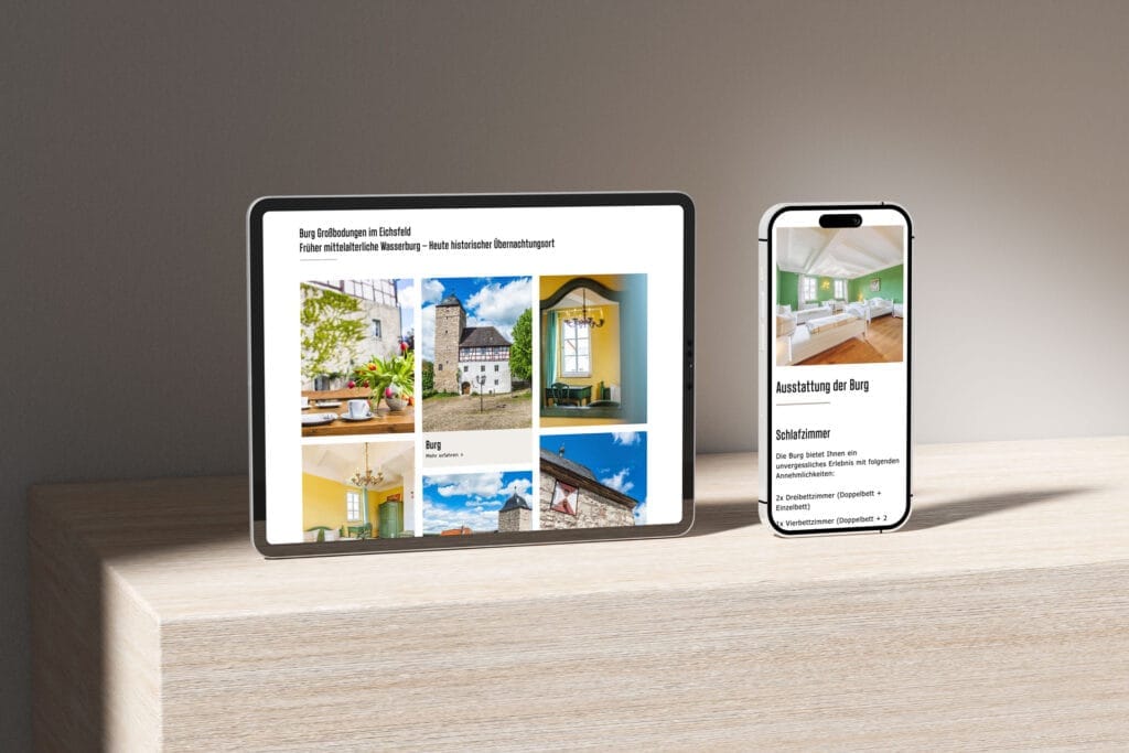 Burg Großbodungen Website