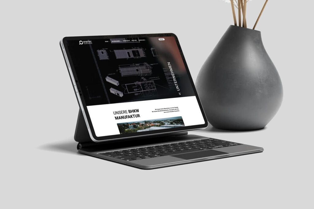 enertec Eichsfeld Internetseite