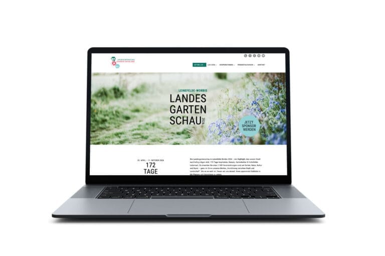 Internetseite Landesgartenschau Leinefelde-Worbis