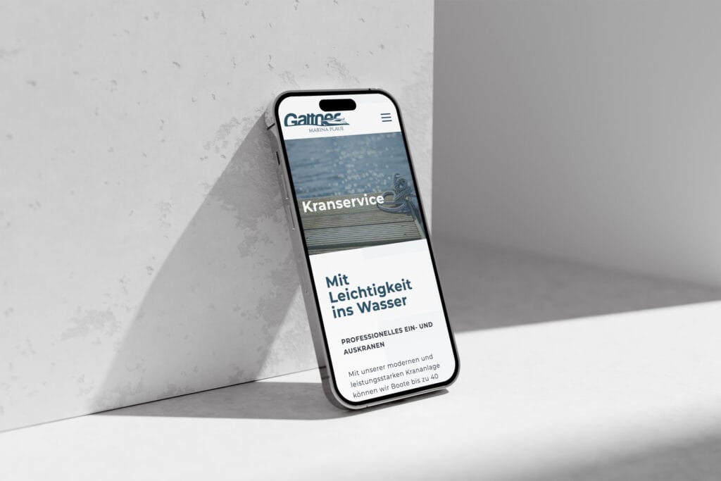 Gattner Marina Plaue Website