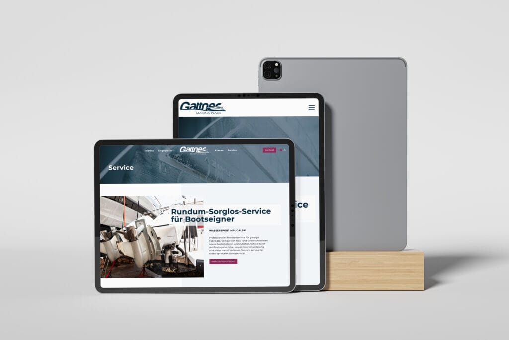 Gattner Marina Plaue Website