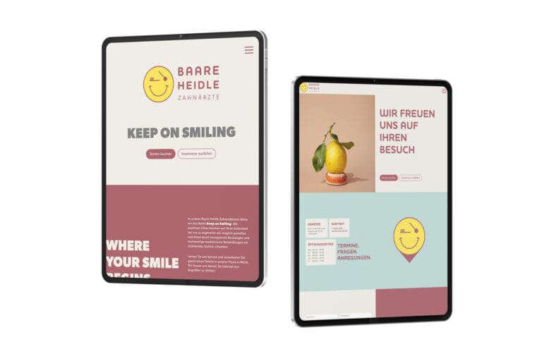 Baare Heidle Zahnärzte Website
