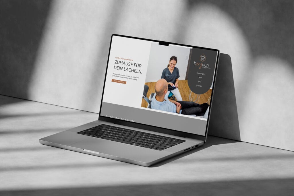 Zahnarztpraxis Herzlich Website