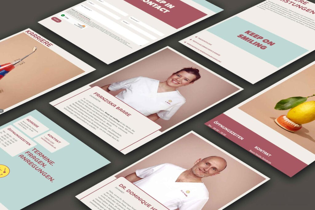 Baare Heidle Zahnärzte Website