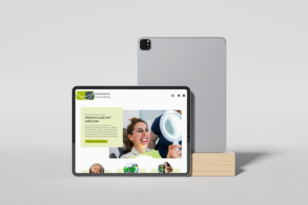 Zahnarztpraxis am Leuchtberg Website