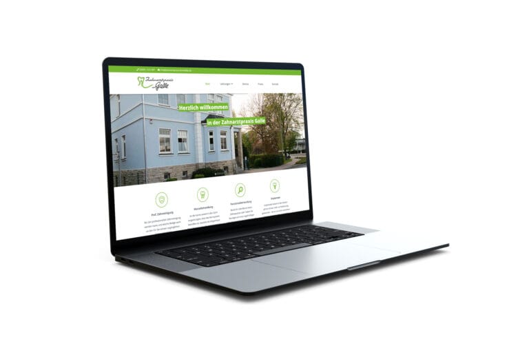 Zahnarztpraxis Galle Website