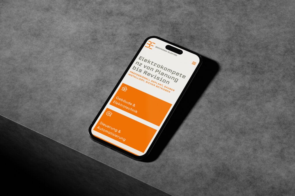 Elektro Beckmann Webseite